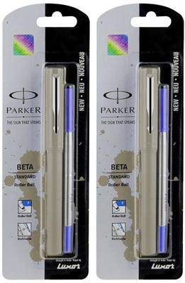 

Parker Beta Standard Light Grey CT Roller Ball Pen(Pack of 2)