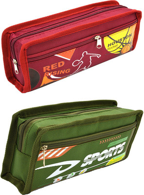 

Hrinkar Cartoon Printed Art Plastic Pencil Boxes(Set of 2, Multicolor)