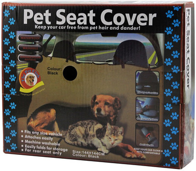 

Dragon Black Durable Nylon Hammock Pet Seat Cover(Black Waterproof)