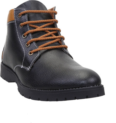 

Zappy Men's Casual Boots For Men(Black, Tan