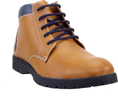 

Zappy Men's Casual Boots For Men(Tan, Blue