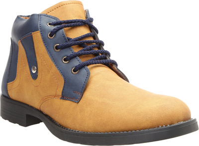 

Tomcat Boots For Men(Tan, Cmlblu