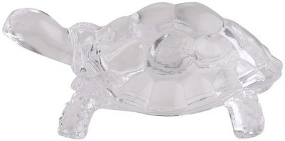 

Ripe India Ripe India Crystal Tortoise Decorative Showpiece - 7 cm(Crystal, White)