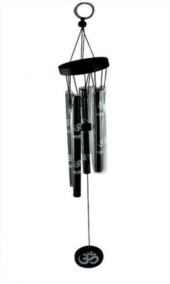 

Ripe India Om Wind Chime Black Color Decorative Showpiece - 45 cm(Aluminium, Black)