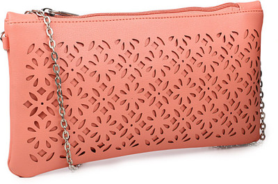 

Goldmine Girls Evening/Party Orange PU, Polyester Sling Bag
