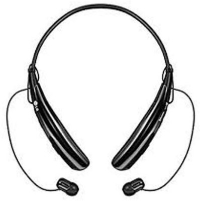 

TECHNO FROST HBS-800S-011 Smart Headphones(Wireless), Black