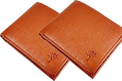 

Peacock Mundkar Boys Tan Artificial Leather Wallet(7 Card Slots)