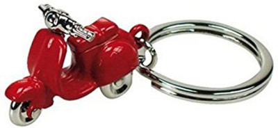 

NeoTask cute metal red scooter keychain Key Chain(Red)