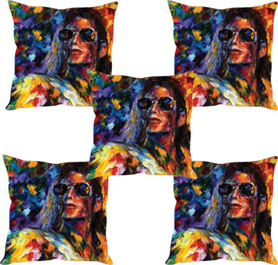 

Sleep Nature's Abstract Cushions Cover(Pack of 5, 40.63 cm*40.63 cm, Multicolor)