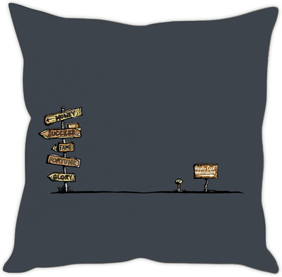 

Sleep Nature's Abstract Cushions Cover(30.63 cm*30.63 cm, Multicolor)