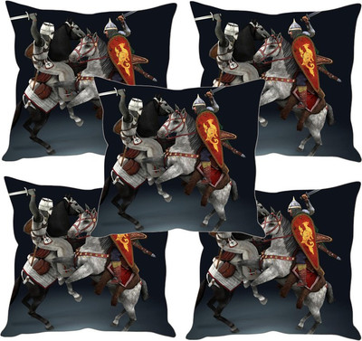 

Sleep Nature's Printed Cushions Cover(Pack of 5, 40.63 cm*40.63 cm, Multicolor)