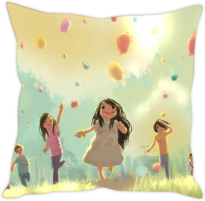 

Sleep Nature's Abstract Cushions Cover(30.63 cm*30.63 cm, Multicolor)