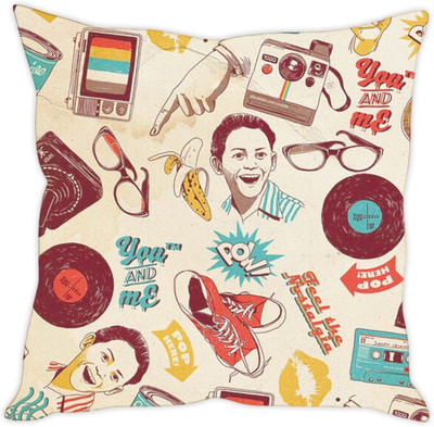 

Sleep Nature's Abstract Cushions Cover(40.63 cm*40.63 cm, Multicolor)