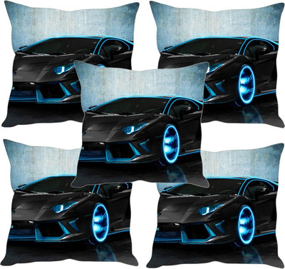 

Sleep Nature's Printed Cushions Cover(Pack of 5, 30.63 cm*30.63 cm, Multicolor)