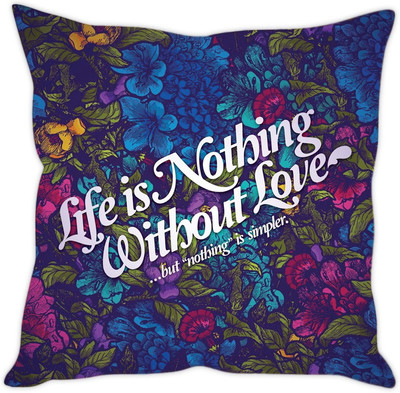 

Sleep Nature's Abstract Cushions Cover(40.63 cm*40.63 cm, Multicolor)