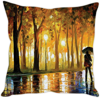 

Sleep Nature's Abstract Cushions Cover(30.63 cm*30.63 cm, Multicolor)