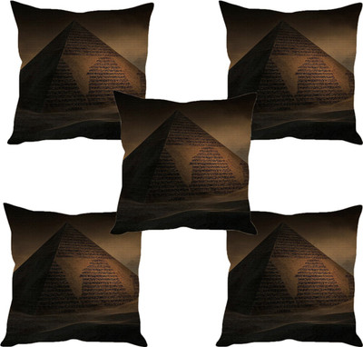 

Sleep Nature's Abstract Cushions Cover(Pack of 5, 30.63 cm*30.63 cm, Multicolor)