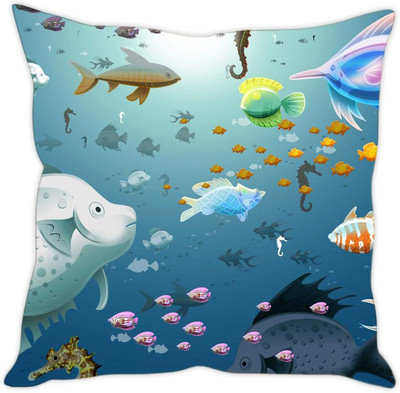 

Sleep Nature's Printed Cushions Cover(30.63 cm*30.63 cm, Multicolor)