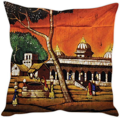 

Sleep Nature's Abstract Cushions Cover(40.63 cm*40.63 cm, Multicolor)