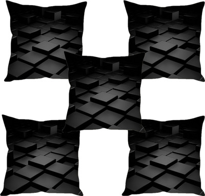 

Sleep Nature's Abstract Cushions Cover(Pack of 5, 30.63 cm*30.63 cm, Multicolor)
