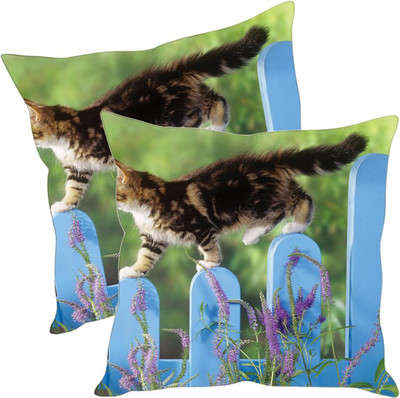 

Sleep Nature's Printed Cushions Cover(Pack of 2, 30.63 cm*30.63 cm, Multicolor)