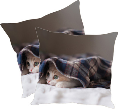 

Sleep Nature's Printed Cushions Cover(Pack of 2, 30.63 cm*30.63 cm, Multicolor)