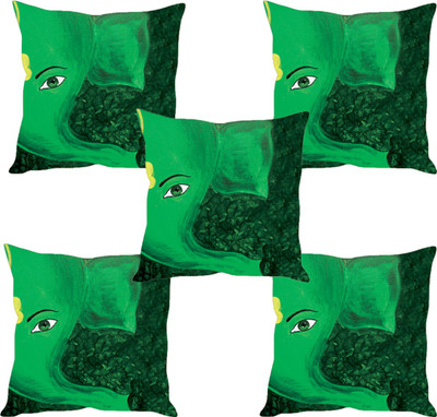 

Sleep Nature's Abstract Cushions Cover(Pack of 5, 30.63 cm*30.63 cm, Multicolor)