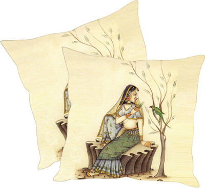 

Sleep Nature's Printed Cushions Cover(Pack of 2, 30.63 cm*30.63 cm, Multicolor)