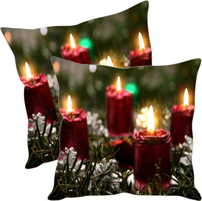 

Sleep Nature's Printed Cushions Cover(Pack of 2, 40.63 cm*40.63 cm, Multicolor)