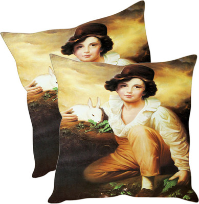 

Sleep Nature's Printed Cushions Cover(Pack of 2, 30.63 cm*30.63 cm, Multicolor)
