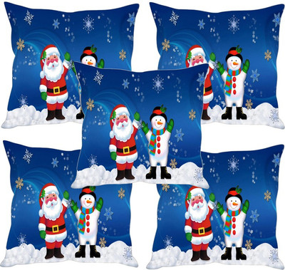 

Sleep Nature's Printed Cushions Cover(Pack of 5, 40.63 cm*40.63 cm, Multicolor)