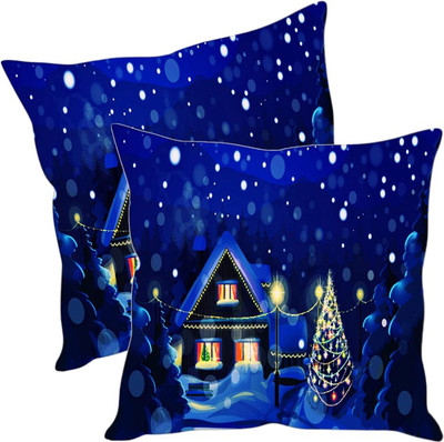 

Sleep Nature's Printed Cushions Cover(Pack of 2, 30.63 cm*30.63 cm, Multicolor)