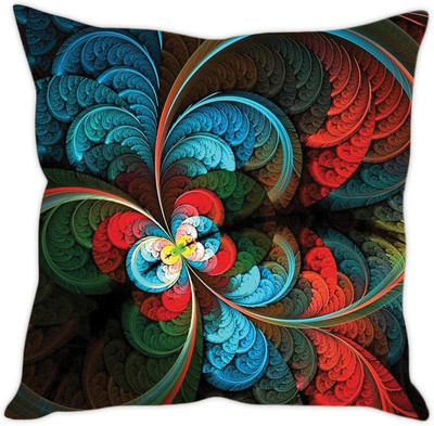 

Sleep Nature's Abstract Cushions Cover(30.63 cm*30.63 cm, Multicolor)