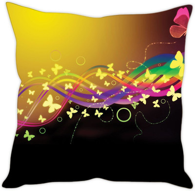 

Sleep Nature's Abstract Cushions Cover(30.63 cm*30.63 cm, Multicolor)