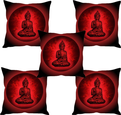 

Sleep Nature's Abstract Cushions Cover(Pack of 5, 40.63 cm*40.63 cm, Multicolor)
