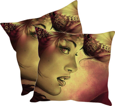 

Sleep Nature's Printed Cushions Cover(Pack of 2, 30.63 cm*30.63 cm, Multicolor)