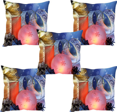 

Sleep Nature's Abstract Cushions Cover(Pack of 5, 30.63 cm*30.63 cm, Multicolor)
