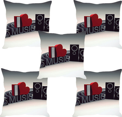 

Sleep Nature's Abstract Cushions Cover(Pack of 5, 30.63 cm*30.63 cm, Multicolor)