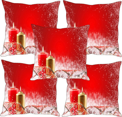 

Sleep Nature's Printed Cushions Cover(Pack of 5, 40.63 cm*40.63 cm, Multicolor)