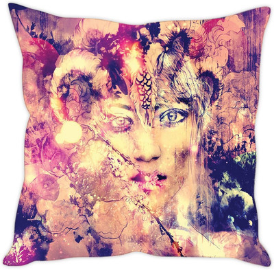 

Sleep Nature's Abstract Cushions Cover(30.63 cm*30.63 cm, Multicolor)