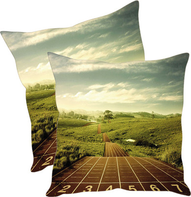

Sleep Nature's Printed Cushions Cover(Pack of 2, 40.63 cm*40.63 cm, Multicolor)