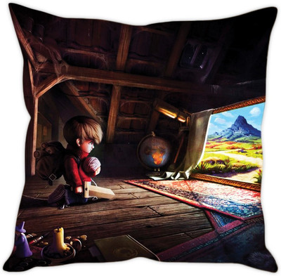 

Sleep Nature's Abstract Cushions Cover(30.63 cm*30.63 cm, Multicolor)