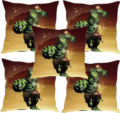 

Sleep Nature's Printed Cushions Cover(Pack of 5, 30.63 cm*30.63 cm, Multicolor)