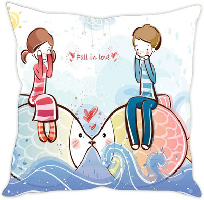 

Sleep Nature's Printed Cushions Cover(30.63 cm*30.63 cm, Multicolor)