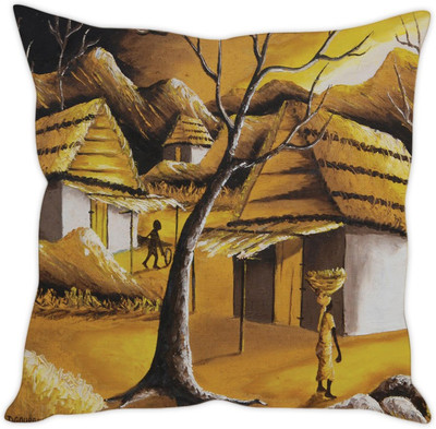 

Sleep Nature's Abstract Cushions Cover(40.63 cm*40.63 cm, Multicolor)