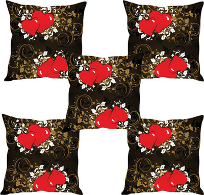 

Sleep Nature's Abstract Cushions Cover(Pack of 5, 40.63 cm*40.63 cm, Multicolor)