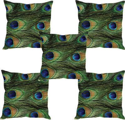 

Sleep Nature's Abstract Cushions Cover(Pack of 5, 30.63 cm*30.63 cm, Multicolor)