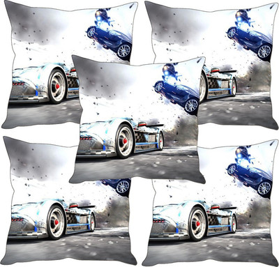 

Sleep Nature's Printed Cushions Cover(Pack of 5, 30.63 cm*30.63 cm, Multicolor)