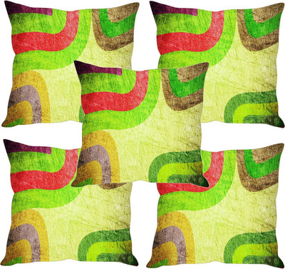 

Sleep Nature's Printed Cushions Cover(Pack of 5, 40.63 cm*40.63 cm, Multicolor)
