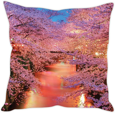 

Sleep Nature's Abstract Cushions Cover(40.63 cm*40.63 cm, Multicolor)